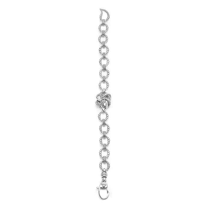 Bracelets Love Knot Silver Love Knot Link Bracelet LAGOS