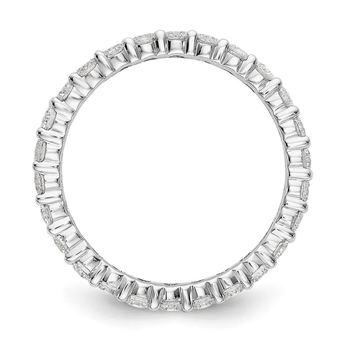 150 Ct Natural Diamond Womens Eternity Wedding Band Ring in 14k White Gold Goldiacom Rings