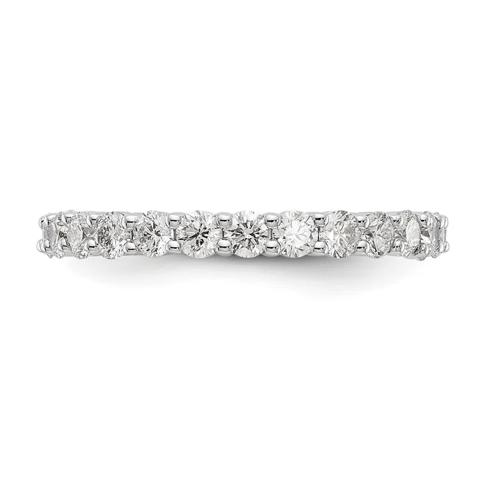 150 Ct Natural Diamond Womens Eternity Wedding Band Ring in 14k White Gold Goldiacom Rings