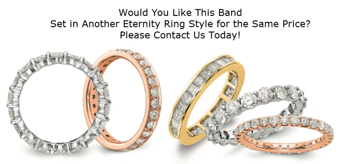 150 Ct Natural Diamond Womens Eternity Wedding Band Ring in 14k White Gold Goldiacom Rings