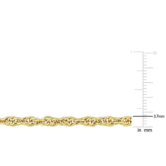 Bracelets JMS always Original AMOUR 37mm Singapore Bracelet In Yellow Plated Sterling Silver 9 Bracelets JMS always Original AMOUR 37mm Singapore Bracelet In Yellow Plated Sterling Silver 9