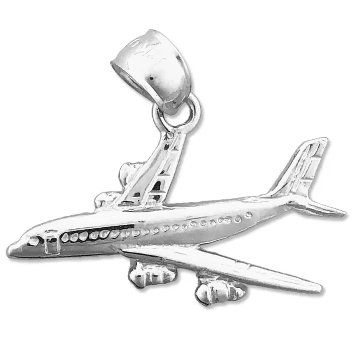 Goldia PreStyled Sets 14K Gold Military Plane Pendant