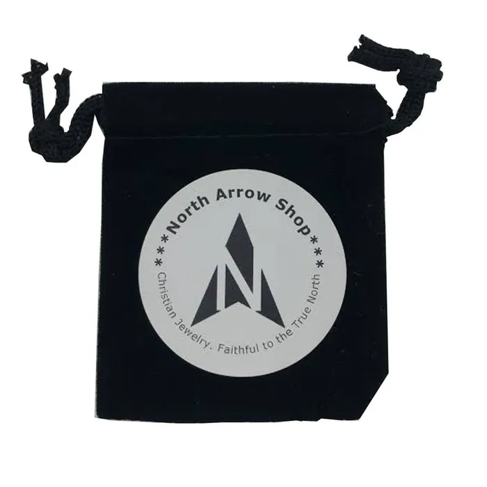Necklaces MATTHEW 633 Black Cross and Nail Necklace with Bible Verse Stainless Steel Curb Chain North Arrow Shop Necklaces MATTHEW 633 Black Cross and Nail Necklace with Bible Verse Stainless Steel Curb Chain North Arrow Shop