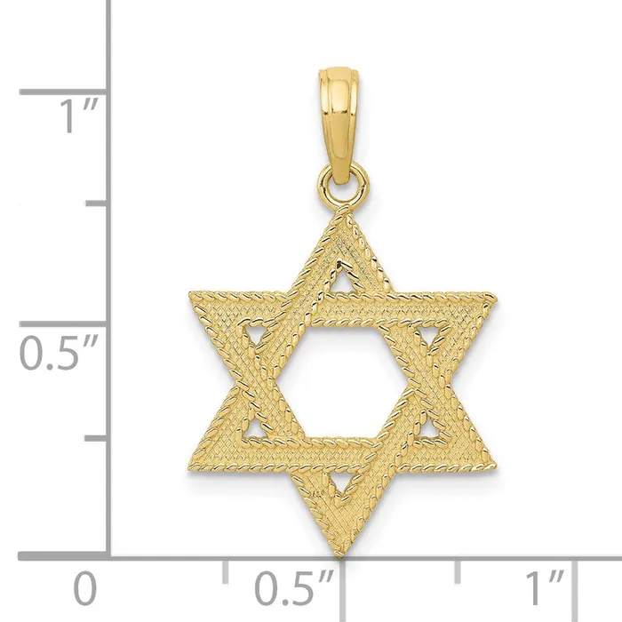 10K Star of David PendantWBC10C3988 WB Choice Jewelry Necklaces