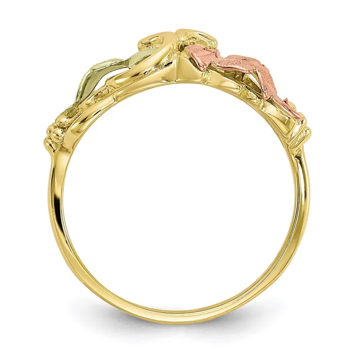 10k Tricolor Black Hills Gold Flower RingWBC10BH664 WB Choice Jewelry Rings 10k Tricolor Black Hills Gold Flower RingWBC10BH664 WB Choice Jewelry Rings