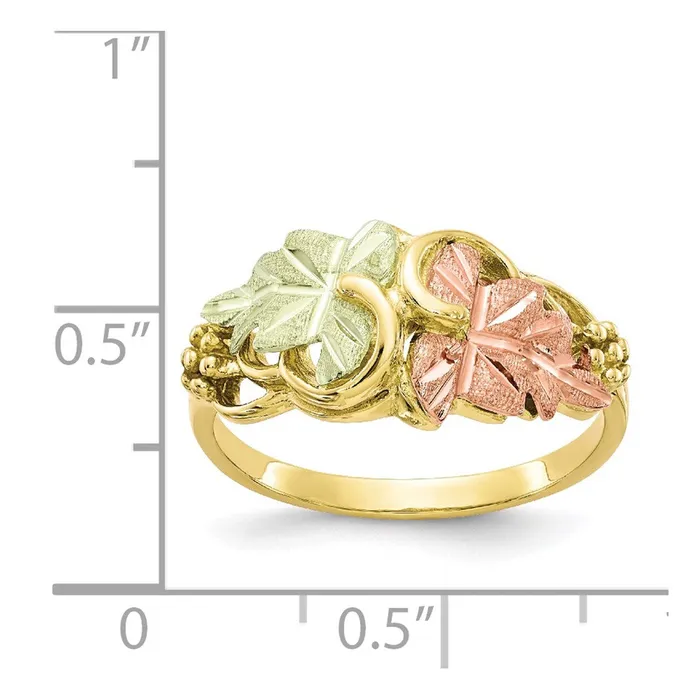 10k Tricolor Black Hills Gold Flower RingWBC10BH664 WB Choice Jewelry Rings 10k Tricolor Black Hills Gold Flower RingWBC10BH664 WB Choice Jewelry Rings