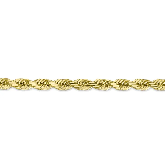 Necklaces WB Choice Jewelry 10k 55mm Diamondcut Rope ChainWBC10K0408 Necklaces WB Choice Jewelry 10k 55mm Diamondcut Rope ChainWBC10K0408