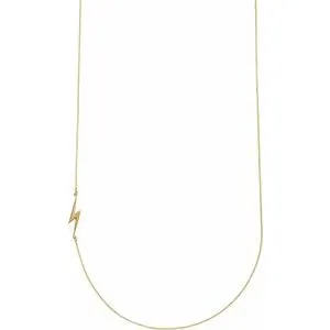 WB Choice Jewelry 14K Yellow Lightning Bolt 18 Necklace 86868606PSTWBC Necklaces
