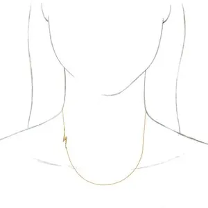 WB Choice Jewelry 14K Yellow Lightning Bolt 18 Necklace 86868606PSTWBC Necklaces