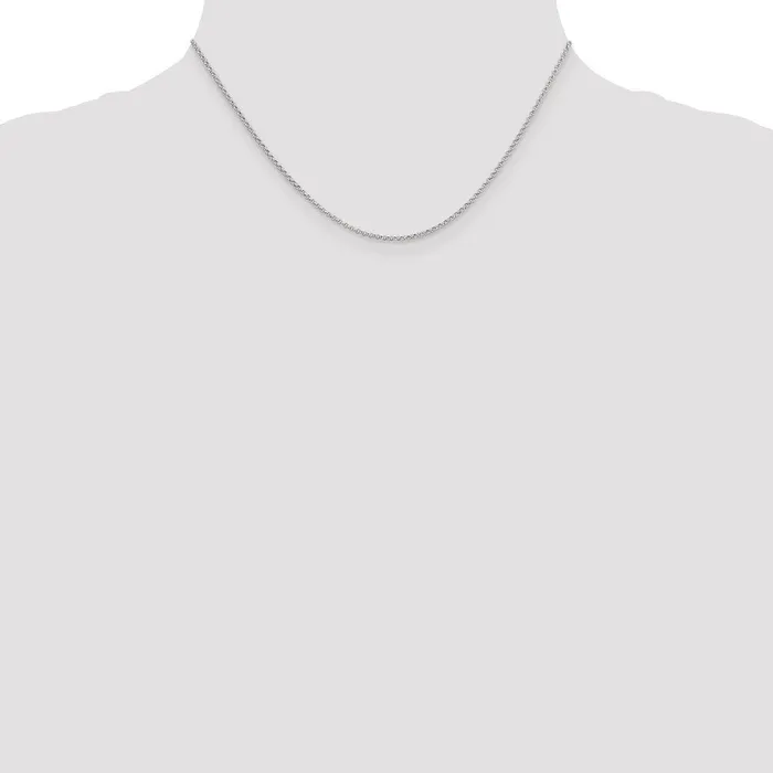 WB Choice Jewelry Necklaces 14k White Gold 155mm Rolo Pendant ChainWBCPEN32316 WB Choice Jewelry Necklaces 14k White Gold 155mm Rolo Pendant ChainWBCPEN32316