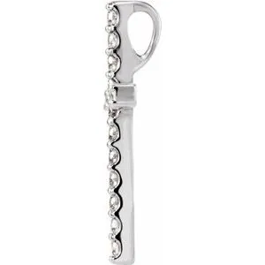 WB Choice Jewelry Necklaces Platinum 12 CTW Petite Diamond Cross PendantR421576003PSTWBC WB Choice Jewelry Necklaces Platinum 12 CTW Petite Diamond Cross PendantR421576003PSTWBC