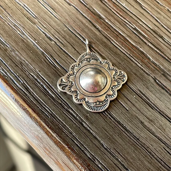 Stamped Pendant Sterling Silver Vintage Vintage Paris Jewelry Necklaces Stamped Pendant Sterling Silver Vintage Vintage Paris Jewelry Necklaces