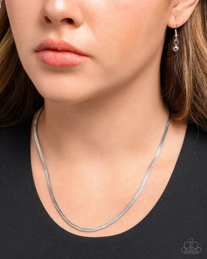 Spirited Simplicity Silver Necklace Jewelry by Bretta Paparazzi Accessories Necklaces Spirited Simplicity Silver Necklace Jewelry by Bretta Paparazzi Accessories Necklaces