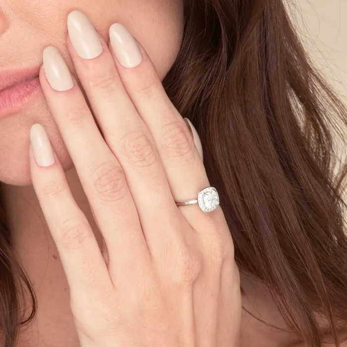 Camile Stone Rings 1 ct The Stacy Moissanite Diamond Ring