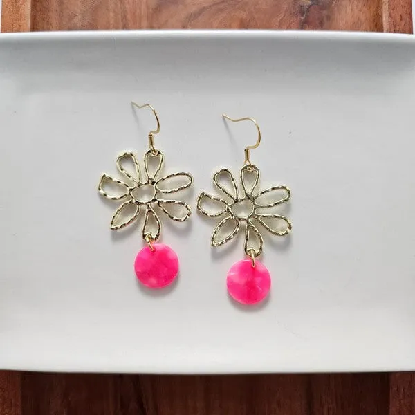 Earrings Maisy Earrings Hot Pink Spiffy Splendid Earrings Maisy Earrings Hot Pink Spiffy Splendid