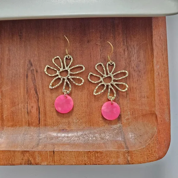 Earrings Maisy Earrings Hot Pink Spiffy Splendid Earrings Maisy Earrings Hot Pink Spiffy Splendid