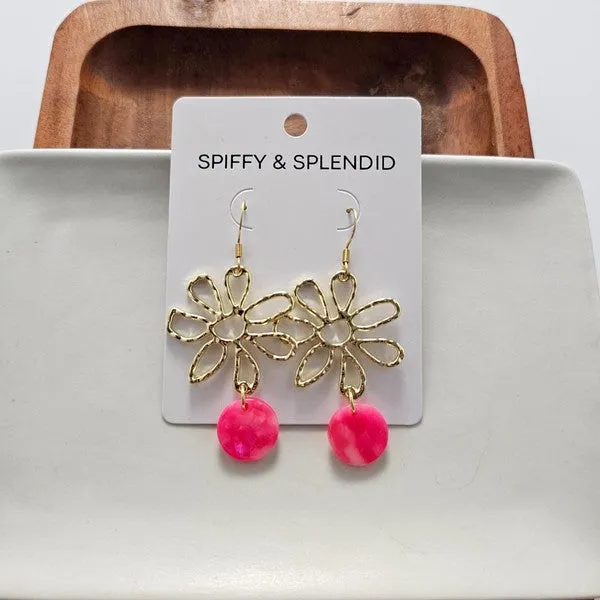 Earrings Maisy Earrings Hot Pink Spiffy Splendid Earrings Maisy Earrings Hot Pink Spiffy Splendid