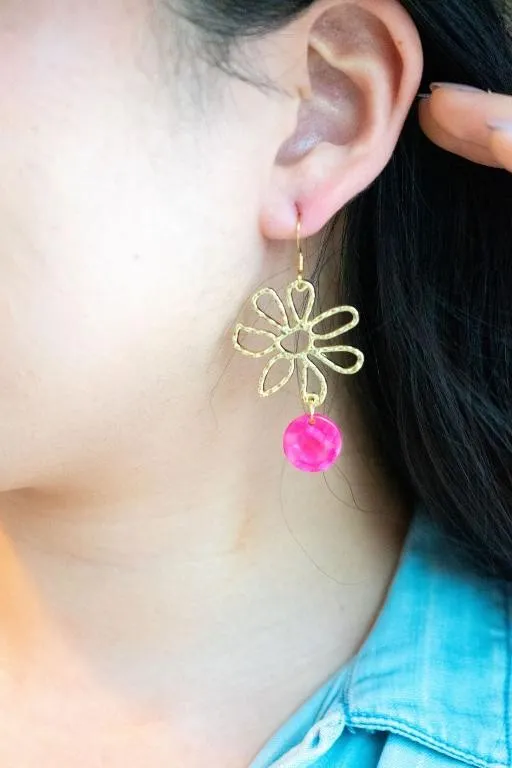 Earrings Maisy Earrings Hot Pink Spiffy Splendid Earrings Maisy Earrings Hot Pink Spiffy Splendid