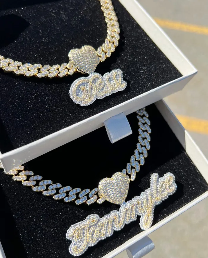 Rings CharmBox GoldWhite Two Tone Heart Custom